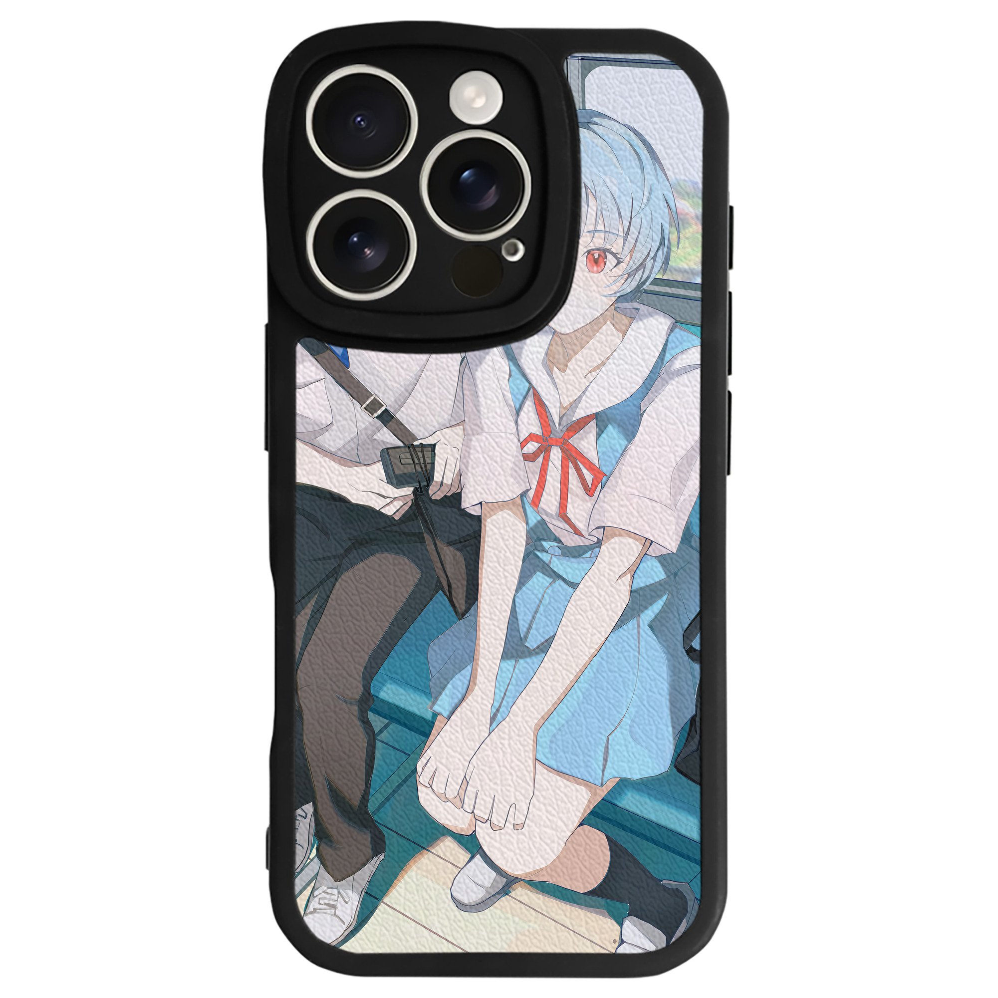 （画像用） EVA 新世紀エヴァンゲリオン 【iPhone 16シリーズ対応】シリコンスマホケース（レザー調） 材質：シリコン